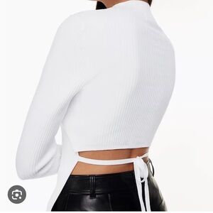 Aritzia Babaton Sculpt Knit Tie-back Sweater, Size S